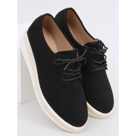 Guermo Black espadrilles nauhoitettu loafers musta 2