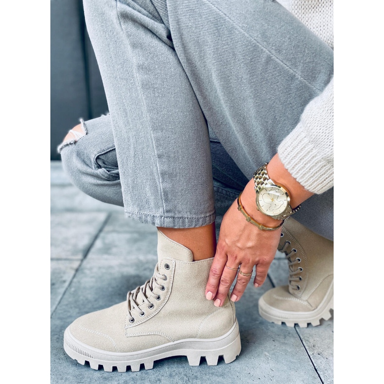 Vaellusnilkkalenkkarit Mariko Beige 1