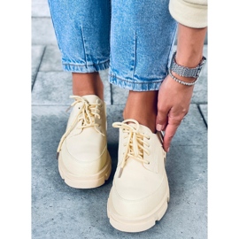 Korkeapohjaiset loaferit Unna Yellow keltainen 1