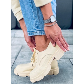 Korkeapohjaiset loaferit Unna Yellow keltainen 2