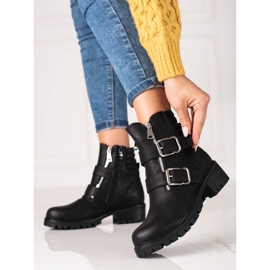 Mustat Shelovet naisten laukut vetoketjuilla 1