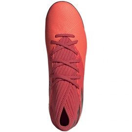 Adidas Nemeziz 19.3 Tf M EH0286 jalkapallokengät punainen appelsiinit ja punaiset 1
