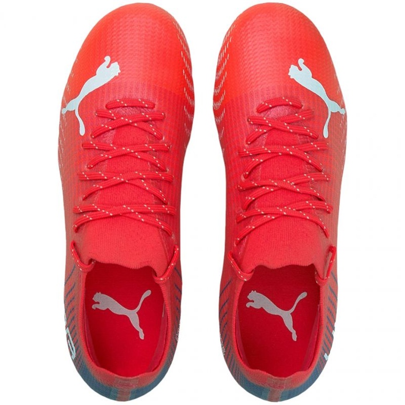 Jalkapallokengät Puma Ultra 2.3 Fg Ag Jr 106522 01 monivärinen appelsiinit ja punaiset 1