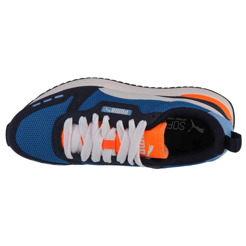 Puma R78 Ps Jr 373616-25 valkoinen tummansininen sininen oranssi 2