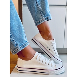 Basic White naisten klassiset tennarit valkoinen 2