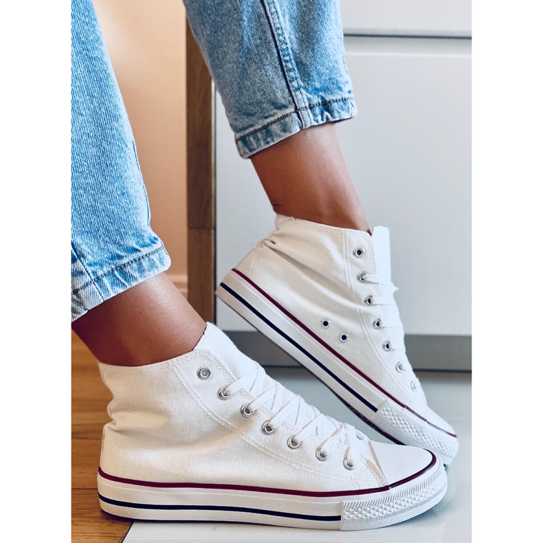 Canvas lenkkarit Jude White nilkka valkoinen 1