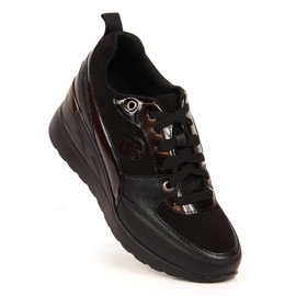 Naisten nauhakengät eVento musta 2