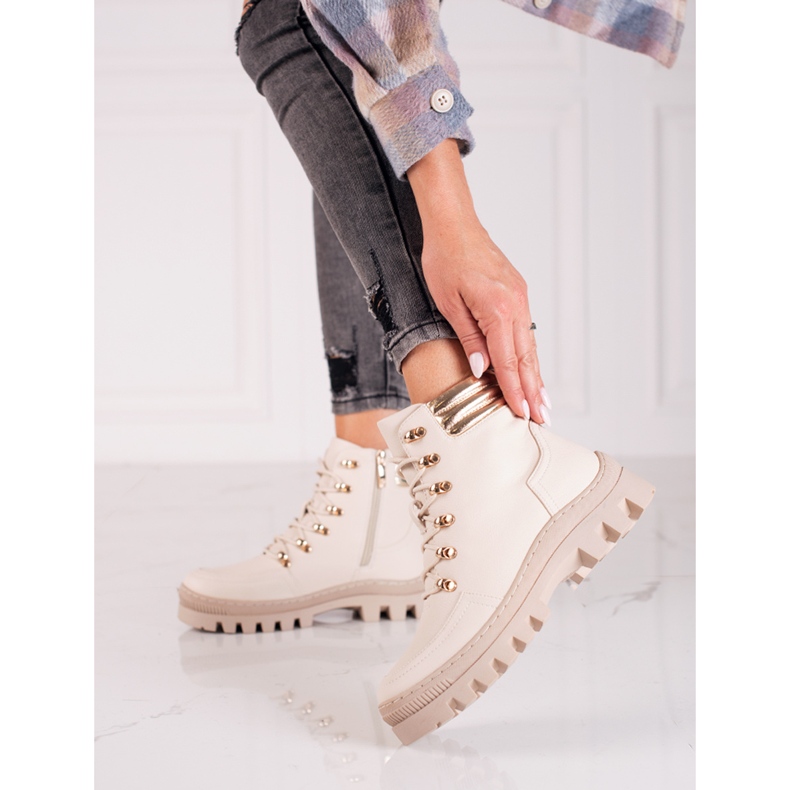 W. Potockin beige-saappaat 1