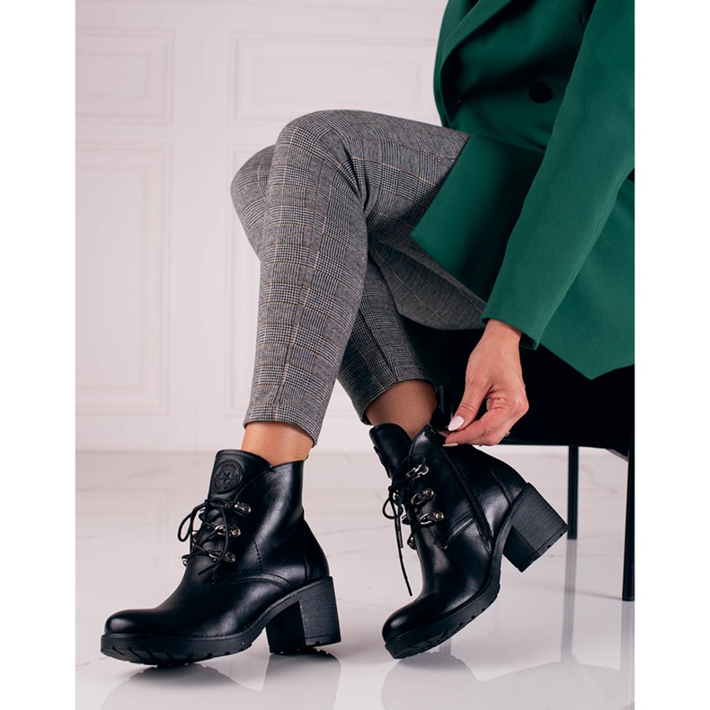 W. Potocki Naisten Potocki mustat korkokengät 2