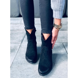 Besta Black naisten cowboy -saappaat musta 2