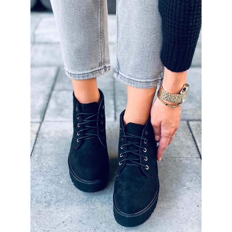 Nauhat kengät Fillo Black musta 1