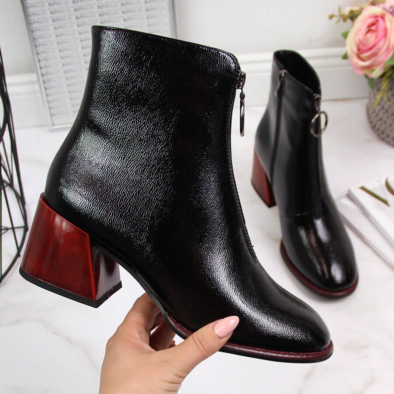 Mustat Filippo patentoidut naisten saappaat 2