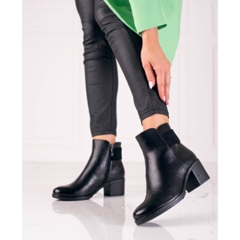 W. Potocki Potockin mustat klassiset naisten saappaat 1