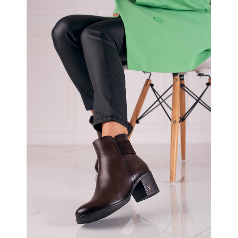 W. Potocki Potockin klassiset ruskeat naisten saappaat 2