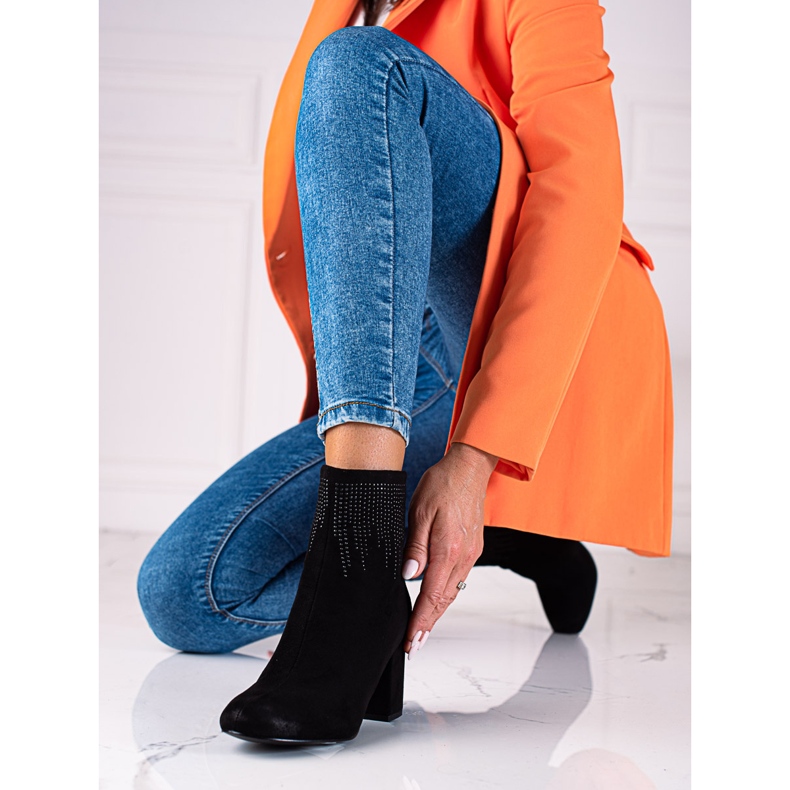 T.Sokolski Naisten mokkanahkasaappaat Sokolski-postissa musta 1