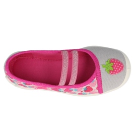 Befado lasten kengät 116x305 vaaleanpunainen harmaa 1