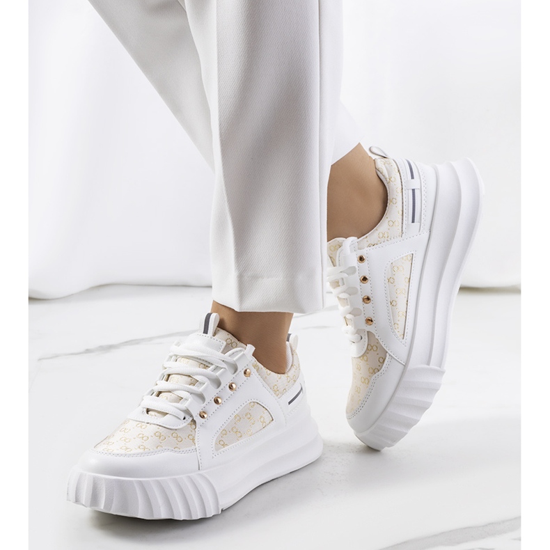 Beiget Helenon lenkkarit valkoinen 1