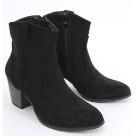 Seed Black korkeakorkoiset cowboysaappaat musta 1