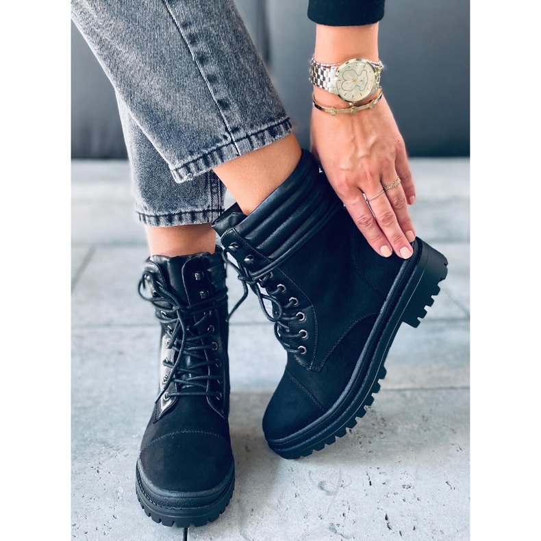 Gaba Black naisten työsaappaat musta 1