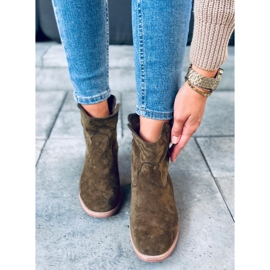 Saappaat piilotettuun Deer Green -kiilaan vihreä 2