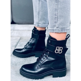 Gilmo Black naisten saappaat musta 1