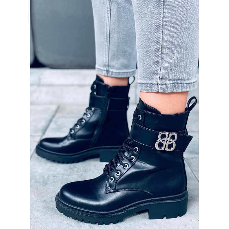 Gilmo Black naisten saappaat musta 1