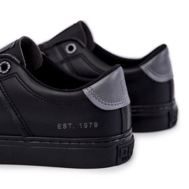 Miesten nahkaiset tennarit Big Star JJ174108 Musta 4