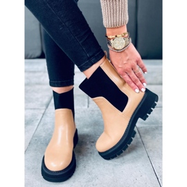 Chelsea-saappaat korkealla Cillo Camelilla ruskea 1