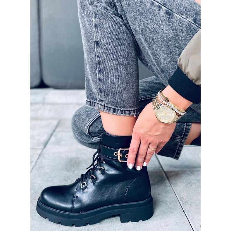 Pomona Mustat armeijan saappaat 1