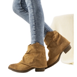 Ruskeat naisten cowboy -saappaat Belloci 1