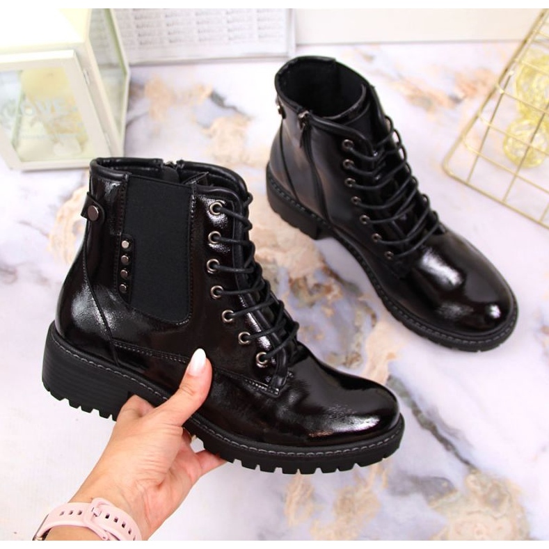 Mustat eristetyt saappaat Vinceza W JAN140A 1