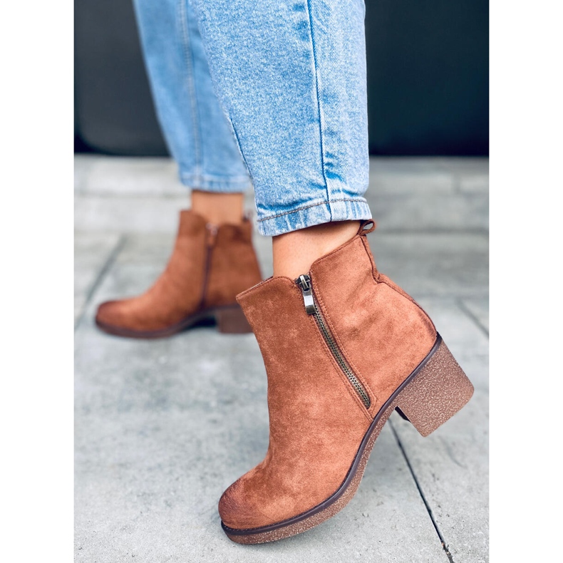 Espera Coffee kumiset korkokengät ruskea 1