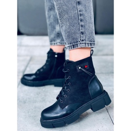 Provo Mustat saappaat paksulla pohjalla 2