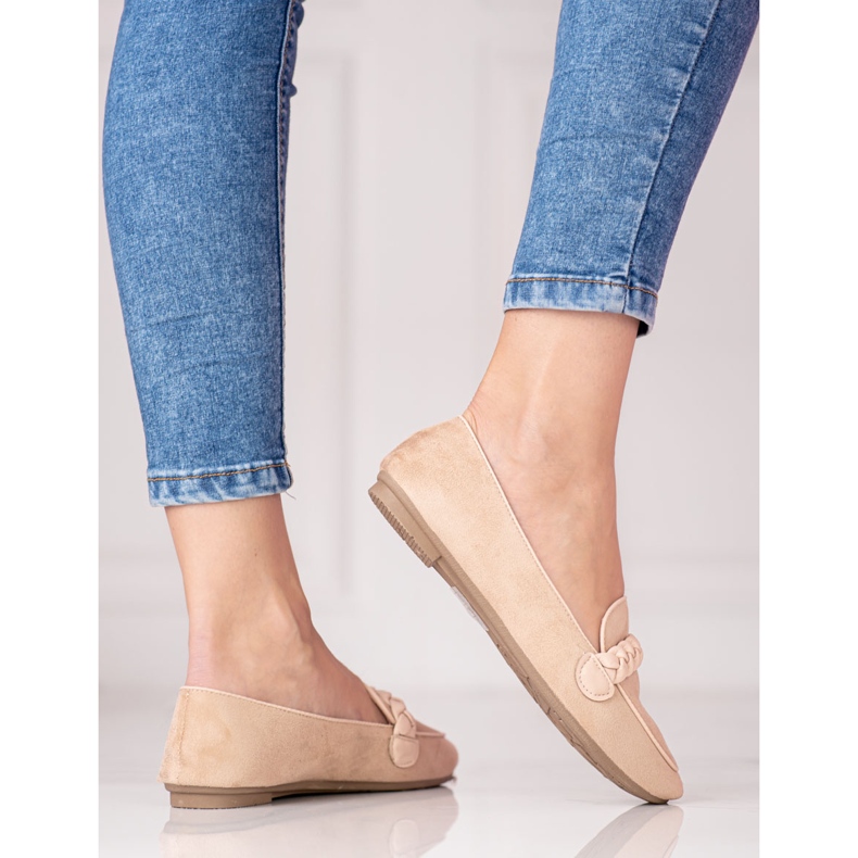 W. Potocki Potocki naisten mokkahousut beige 1