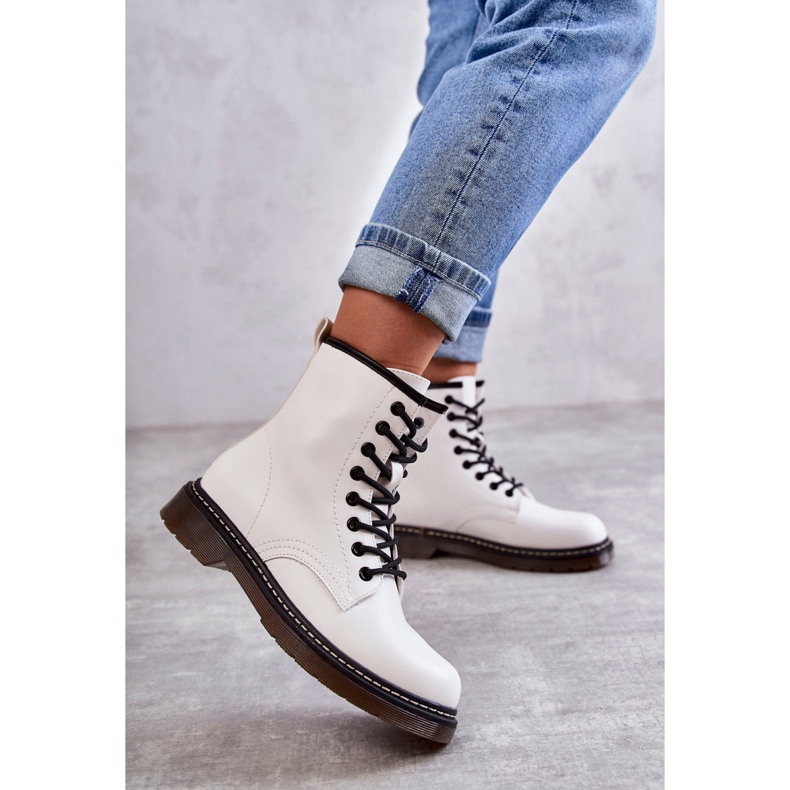 PG1 Naisten saappaat yhdistelmäsaappaat Valkoinen Lavita 1