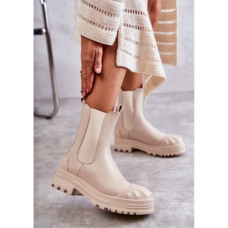 PG1 Klassiset High Workers Beiget Bassti-saappaat 1