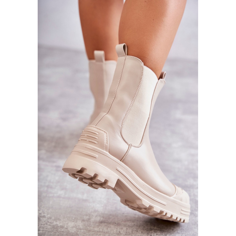 PG1 Klassiset High Workers Beiget Bassti-saappaat 2