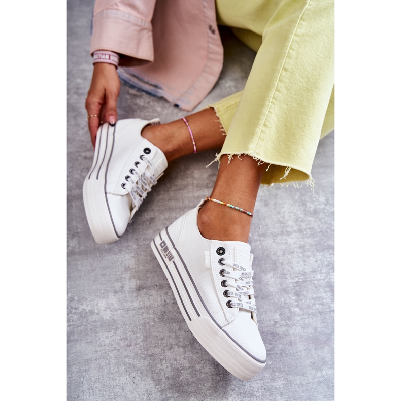 Naisten matalat tennarit Big Star KK274014 Valkoinen 2