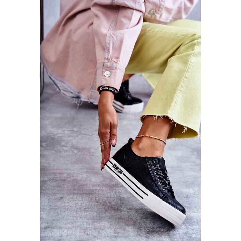 Naisten matalat tennarit Big Star KK274015 musta 2