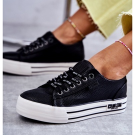 Naisten matalat tennarit Big Star KK274015 musta 1