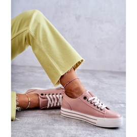 Naisten matalat tennarit Big Star KK274016 Pinkki vaaleanpunainen 1