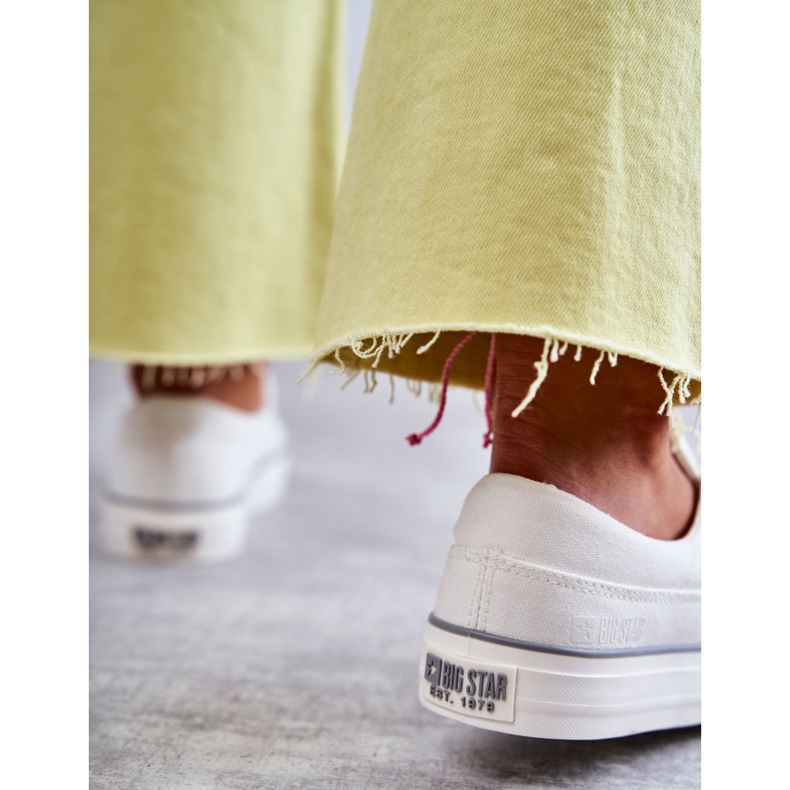 Naisten kangaslenkkarit Big Star KK274017 Valkoinen 1