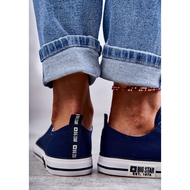 Naisten materiaalilenkkarit Big Star KK274103 tummansininen 1