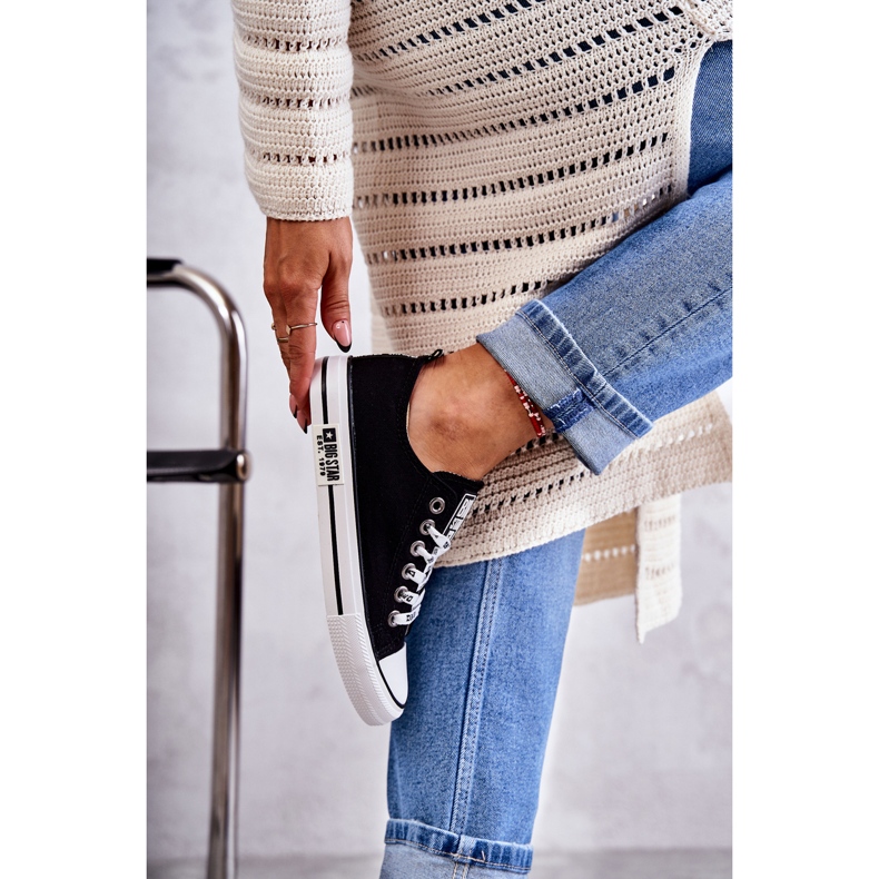 Naisten materiaalilenkkarit Big Star KK274102 musta 2