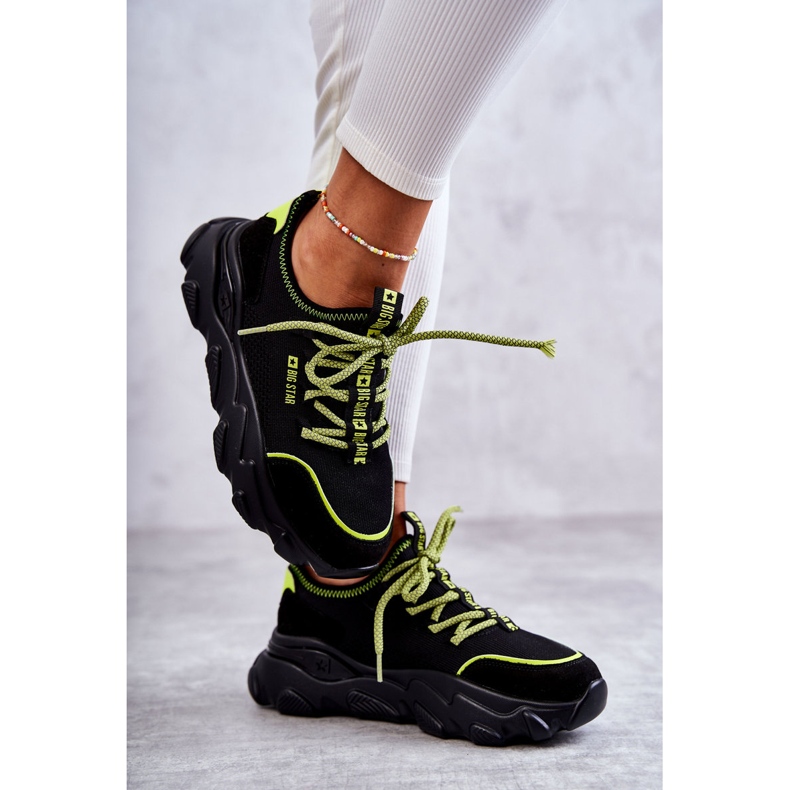 Naisten lenkkarit Memory Foam System Big Star KK274028 musta 2