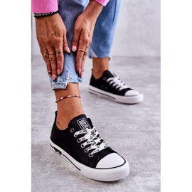 Naisten nahkalenkkarit Big Star KK274096 musta 2