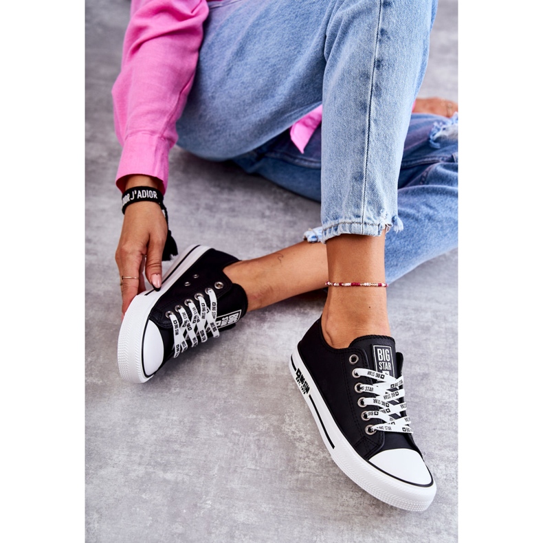 Naisten nahkalenkkarit Big Star KK274096 musta 1