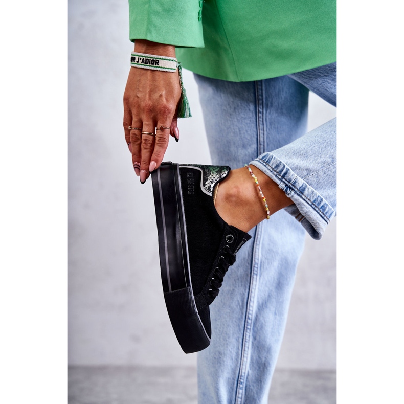 Naisten materiaalilenkkarit Big Star KK274036 musta 2