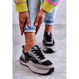 Naisten urheilulenkkarit Big Star KK274100 musta-harmaa 2