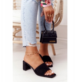 Mokkanahkaiset korkokengät S.Barski 238-S1 Musta 5